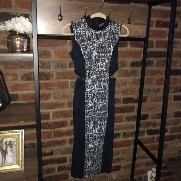 Rachel Roy Cut Out Sheath Midi - Sz 2 - Picture 3 of 15